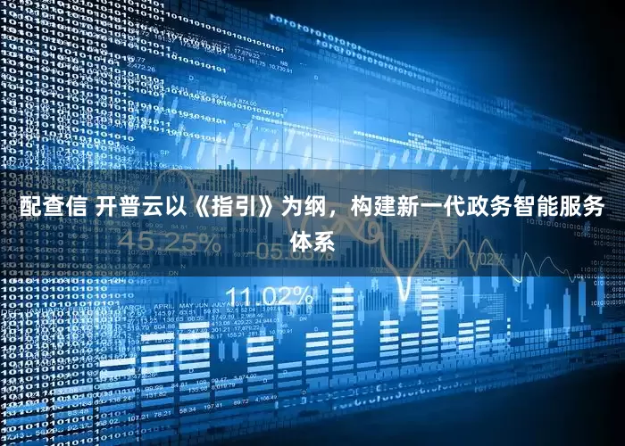 配查信 开普云以《指引》为纲，构建新一代政务智能服务体系